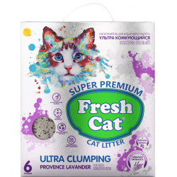 Fresh Cat ЛАВАНДА (бентонитовый комкующийся наполнитель с ароматом Лаванды) Fresh Cat ЛАВАНДА (бентонитовый комкующийся наполнитель с ароматом Лаванды)