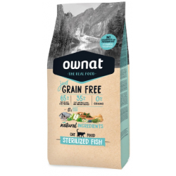 Быстрый заказ — Ownat Just Grain Free Sterilized (сухой корм для стерилизованных кошек, беззерновой с рыбой)