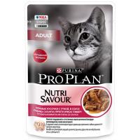 Pro Plan NutriSavour ADULT (влажный корм для кошек утка в соусе) 85г х 26шт Pro Plan NutriSavour ADULT (влажный корм для кошек утка в соусе) 85г х 26шт