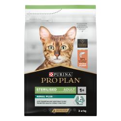 Pro Plan Sterilised Adult Optirenal (для стерилизованных кошек и кастрированных котов с лососем)