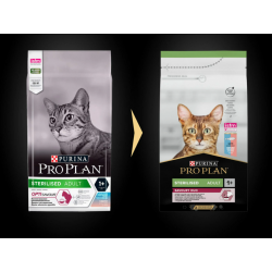 Pro Plan Sterilised Adult (сухой корм для стерилизованных кошек и кастрированных котов с треской и форелью)