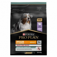 Pro Plan Adult Medium & Large Grain Free (сухой корм для взрослых собак средних и крупных пород при чувствительном пищеварении с индейкой) Pro Plan Adult Medium & Large Grain Free (сухой корм для взрослых собак средних и крупных пород при чувствительном пищеварении с индейкой)