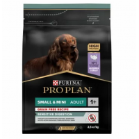 Pro Plan Adult Small & Mini Grain Free (сухой корм для взрослых собак мелких и карликовых пород при чувствительном пищеварении с индейкой) Pro Plan Adult Small & Mini Grain Free (сухой корм для взрослых собак мелких и карликовых пород при чувствительном пищеварении с индейкой)