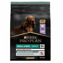 Pro Plan Adult Small & Mini Grain Free (сухой корм для взрослых собак мелких и карликовых пород при чувствительном пищеварении с индейкой) Pro Plan Adult Small & Mini Grain Free (сухой корм для взрослых собак мелких и карликовых пород при чувствительном пищеварении с индейкой)