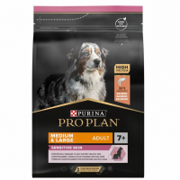 Pro Plan Adult 7+ Medium & Large Opti Derma (сухой корм для собак средних и крупных пород с чувствительной кожей с лососем) Pro Plan Adult 7+ Medium & Large Opti Derma (сухой корм для собак средних и крупных пород с чувствительной кожей с лососем)