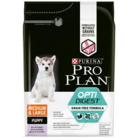 Pro Plan Puppy Medium & Large Grain Free (сухой корм для щенков средних и крупных пород при чувствительном пищеварении с индейкой)