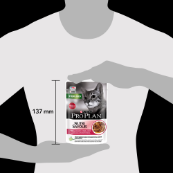 Pro Plan NutriSavour ADULT (влажный корм для кошек утка в соусе) 85г х 26шт Pro Plan NutriSavour ADULT (влажный корм для кошек утка в соусе) 85г х 26шт