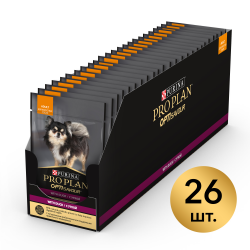 Pro Plan OptiSavour (влажный корм для собак с уткой в соусе) 85г х 26шт Pro Plan OptiSavour (влажный корм для собак с уткой в соусе) 85г х 26шт