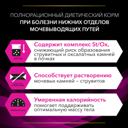 Pro Plan Veterinary Diets UR St/Ox Urinary  (сухой корм для кошек при болезнях нижних отделов мочевыводящих путей) Pro Plan Veterinary Diets UR St/Ox Urinary  (сухой корм для кошек при болезнях нижних отделов мочевыводящих путей)