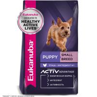 Eukanuba Puppy Small Breed (для щенков мелких пород от 1 до 12 месяцев, с птицей) Eukanuba Puppy Small Breed (для щенков мелких пород от 1 до 12 месяцев, с птицей)