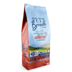 Pet's Brunch Adult Super Mini Breeds (для взрослых собак миниатюрных, с телятиной)