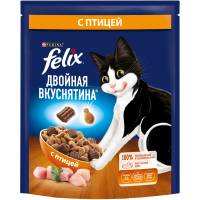 Purina Felix Двойная вкуснятина Сухой корм для кошек (Птица) Purina Felix Двойная вкуснятина Сухой корм для кошек (Птица)