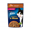 Purina Felix Sensations (курица с морковью в желе) 85г х 26шт Purina Felix Sensations (курица с морковью в желе) 85г х 26шт