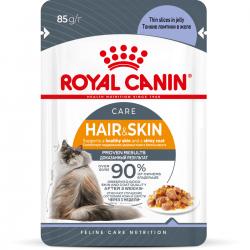 Royal Canin Hair & Skin in Jelly 85г х 28шт (желе для красоты шерсти)   Royal Canin Hair & Skin in Jelly 85г х 28шт (желе для красоты шерсти)