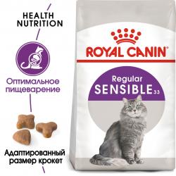 Royal Canin Sensible 33 (для взрослых кошек с чувствительной пищеварительной системой) Royal Canin Sensible 33 (для взрослых кошек с чувствительной пищеварительной системой)