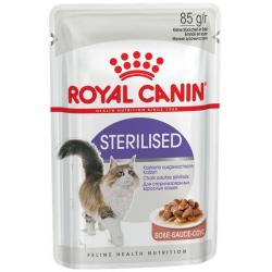 Royal Canin Sterilised 85г х 28шт (в соусе для стерилизованных кошек) Royal Canin Sterilised 85г х 28шт (в соусе для стерилизованных кошек)
