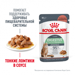 Royal Canin Digest Sensitive 85г х 28 шт (для улучшения пищеварения, в соусе) Royal Canin Digest Sensitive 85г х 28 шт (для улучшения пищеварения, в соусе)