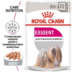 Royal Canin Exigent Care (паштет для взрослых собак, привередливых в питании), 85г х 12шт Royal Canin Exigent Care (паштет для взрослых собак, привередливых в питании), 85г х 12шт