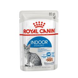 Быстрый заказ — Royal Canin Indoor Sterilized 85г х 24шт (паштет для кошек от 1 года до 7 лет, постоянно живущих в помещении)