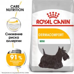 Royal Canin Mini Dermacomfort (для собак мелких пород с раздраженной и зудящей кожей) Royal Canin Mini Dermacomfort (для собак мелких пород с раздраженной и зудящей кожей)