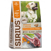 Sirius Adult (сухой корм для взрослых собак, Ягненок с рисом) Sirius Adult (сухой корм для взрослых собак, Ягненок с рисом)