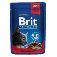 Brit Premium Cat Pouches Beef Stew & Peas (Говядина и горошек) Brit Premium Cat Pouches Beef Stew & Peas (Говядина и горошек)