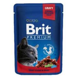Brit Premium Cat Pouches Beef Stew & Peas (Говядина и горошек) Brit Premium Cat Pouches Beef Stew & Peas (Говядина и горошек)