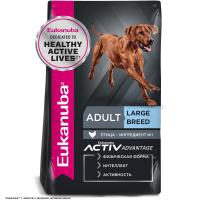 Eukanuba Adult Large Breed (для взрослых собак крупных и очень крупных пород от года и старше, с птицей) Eukanuba Adult Large Breed (для взрослых собак крупных и очень крупных пород от года и старше, с птицей)