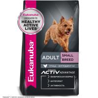 Eukanuba Adult Small Breed (для взрослых собак мелких пород от года и старше, с птицей) Eukanuba Adult Small Breed (для взрослых собак мелких пород от года и старше, с птицей)