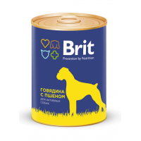 Консервы для собак Brit Premium Beef and Millet (Говядина с пшеном)