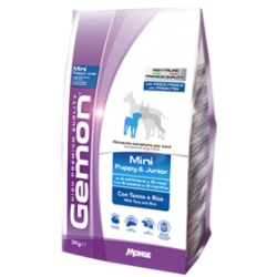 Gemon Dog Mini Puppy and Junior  30/15 (для щенков и юниоров мелких пород, тунец и рис) 