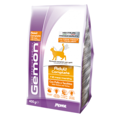 Gemon Cat Adult Complete 32/13 (для взрослых кошек с курицей и индейкой) Gemon Cat Adult Complete 32/13 (для взрослых кошек с курицей и индейкой)