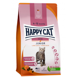HAPPY CAT Junior Land-Ente (Утка) 36/18,5  (S-крокеты для котят  из утки свободного выгула, без злаков) HAPPY CAT Junior Land-Ente (Утка) 36/18,5  (S-крокеты для котят  из утки свободного выгула, без злаков)