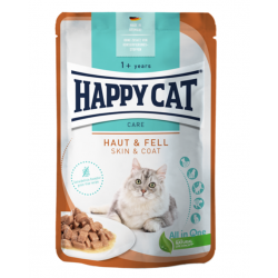 Happy Cat Care Haut & Fell (кусочки в соусе для взрослых кошек для ухода за кожей и шерстью) Happy Cat Care Haut & Fell (кусочки в соусе для взрослых кошек для ухода за кожей и шерстью)