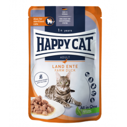 Happy Cat Culinary Adult Duck (кусочки в соусе для взрослых и стерилизованных кошек с уткой)  Happy Cat Culinary Adult Duck (кусочки в соусе для взрослых и стерилизованных кошек с уткой)