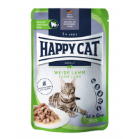 Happy Cat Culinary Adult Lamb (кусочки в соусе для взрослых и стерилизованных кошек с ягненком) Happy Cat Culinary Adult Lamb (кусочки в соусе для взрослых и стерилизованных кошек с ягненком)