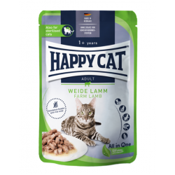 Happy Cat Culinary Adult Lamb (кусочки в соусе для взрослых и стерилизованных кошек с ягненком) Happy Cat Culinary Adult Lamb (кусочки в соусе для взрослых и стерилизованных кошек с ягненком)