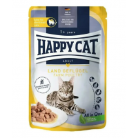 Happy Cat Culinary Adult Poultry (кусочки в соусе для взрослых и стерилизованных кошек с курицей) Happy Cat Culinary Adult Poultry (кусочки в соусе для взрослых и стерилизованных кошек с курицей)
