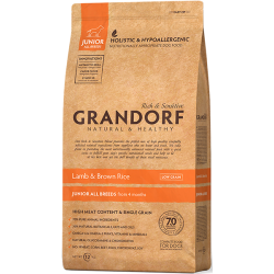 Быстрый заказ — Grandorf Dog Junior (гипоаллергенный корм для юниоров с 4 месяцев, с ягненком и рисом) 