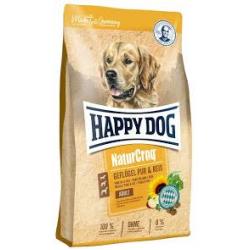 Быстрый заказ — HAPPY DOG NaturCroq Geflügel Pur & Reis 23/10 (для взрослых собак с чувствительным пищеварением)