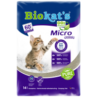 Наполнитель для кошачьего туалета мелкий  Biokat’s Micro Classic  Наполнитель для кошачьего туалета мелкий  Biokat’s Micro Classic