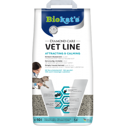 Наполнитель для кошачьего туалета Biokat's Diamond Care Vet Line Attracting & Calming (привлекающий и успокаивающий) Наполнитель для кошачьего туалета Biokat's Diamond Care Vet Line Attracting & Calming (привлекающий и успокаивающий)