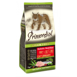 Быстрый заказ — Primordial Cat Adult Urinary (беззерновой корм для взрослых кошек для профилактики МКБ, с индейкой и сельдью)